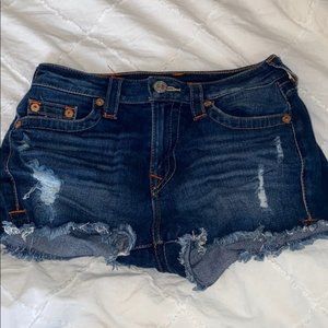 True religion NEVER worn jean shorts